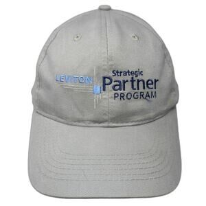 AMC Leviton Strategic Partner Program Gray One Size Baseball Cap Hat Strapback